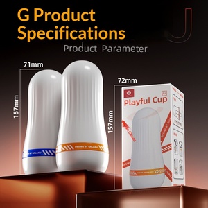 기숙사용 프리미엄 수동 남성 자위컵, 성인용 음경 트레이닝 토이 - Product Image 3