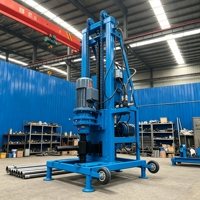 Plateforme de forage de puits d'eau électro-hydraulique portable, profondeur réelle de 200 m |   Garantie d'un an |   Certifié CE Personnalisable
