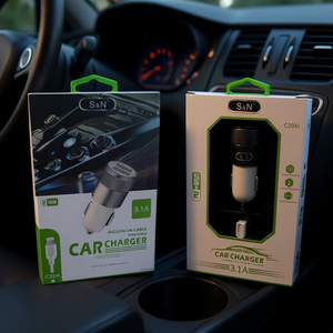 Cargador de coche S N 3.1A con doble USB de carga rápida para dispositivos móviles - Product Image 3