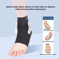 Manchon de compression professionnel en nylon pour la course hivernale, protection et soutien de la cheville, attelle orthopédique pour la cheville