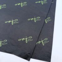 Papier de soie personnalisé haut de gamme avec impression de logo, papier d'emballage, design gratuit pour l'emballage de chaussures et de vêtements haut de gamme