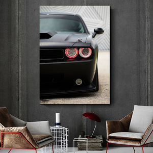 Large Interactive Kids Wall Decor - 3D <strong>Illuminated</strong> Canvas <strong>Artwork</strong> With LED Lighting &amp; Car Poster Designs - Product Image 1