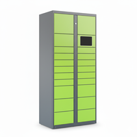 Casier à colis électronique intelligent avec structure assemblée pour centres commerciaux, espaces publics, gestion à distance et enregistrements de livraisons