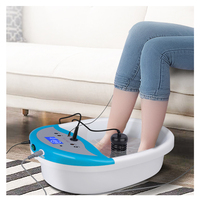 Bain de pieds ionique multifonction 3 en 1 Detox Foot Spa Machine Ion Cleanse Detox avec ceinture chauffante et massage Tens Pad