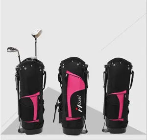 MAZEL गुलाबी जूनियर प्लस पूरा गोल्फ क्लब सेट के लिए बच्चों, लड़कियों के लिए बच्चों-4 आयु समूहों गोल्फ सेट