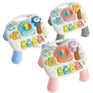 Centre d'activités d'apprentissage musical multifonctionnel Jouet en plastique pour bébé de 6 12 <span class=keywords><strong>18</strong></span> <span class=keywords><strong>mois</strong></span> Table de <span class=keywords><strong>jeu</strong></span> - Product Image 1