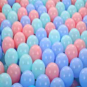 Luckykoo Phthalate Free Bpa Free Crush Proof Plastic Elastic Ocean <b>Ball</b> Kids Pit <b>Balls</b> Play <b>Balls</b> for Kids Pool 6 Colors - Product Image 2