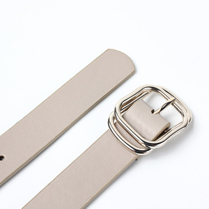 Cinturón Minimalista de Cuero PU para Mujer, Color Morado Claro, 80-100cm, Hebilla de Pin, Primavera 2025, Origen Wenzhou - Product Image 2