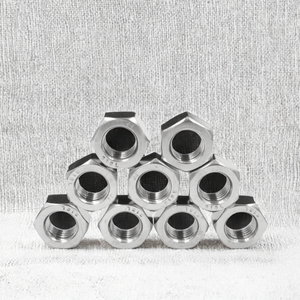 Thép không gỉ 304 Hex Nut kết thúc M4 M5 M6 M8 Titan Nut M4 M5 M6 M10 din934 M10 vuông Hex đầu Máy Vít bu lông và đai ốc - Product Image 3