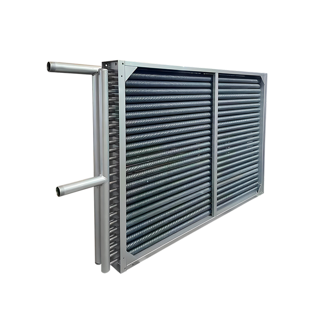 Tube Fin Steam Cooling Heat Exchanger with Motor & Pump for Dryer Steam Heating Radiator Coil Carbon Steel Energy Saving