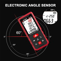 SNDWAY Usine Direct Longue Batterie Laser Télémètre Oem Odm Lcd Laser Distance Mètre Laser Distance Mètre 2mm Haute Précision