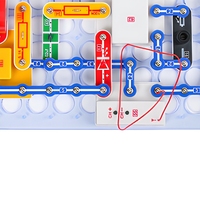 Kit de circuits électroniques colorés, jouet éducatif scientifique DIY, ensemble de formation avec manuel pour enfants et étudiants