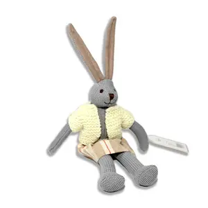 兔子玩具定制毛绒长耳兔子毛绒玩具定制软兔子毛绒动物毛绒玩具兔子兔子家居装饰