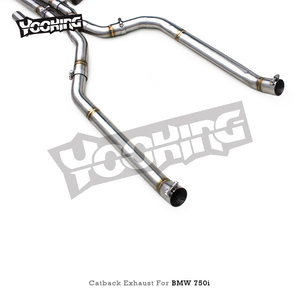 Yooking Valvetronic Catback Échappement pour <span class=keywords><strong>BMW</strong></span> 750/750i 4.4T 2016-2019 <span class=keywords><strong>Active</strong></span> X Pipe Sound Control Silencieux Tuyau D'échappement - Product Image 2