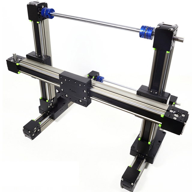 Multi-Axis XYZ Linear Motion Gantry Table with PLC & Motor High Rigidity Linear Translation Stage for CNC Machines