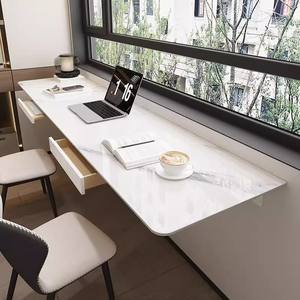 Table murale suspendue en panneau de roche de conception simple Double balcon chambre chevet établi bureau à domicile bureau d'<span class=keywords><strong>ordinateur</strong></span> - Product Image 3