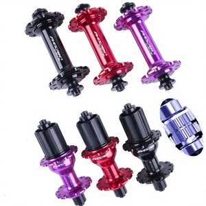 Eje de buje de bicicleta de carretera de aleación de aluminio, 20/24 orificios, trinquete planetario DT, delantero y trasero, 2/4 rodamientos, HB13, cubo de bicicleta de carretera 130MM - Product Image 1