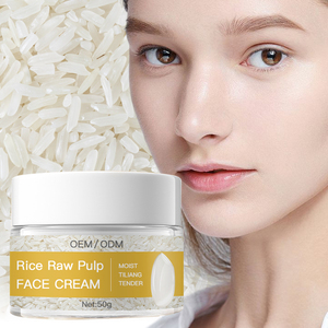 Meilleure crème de nuit contre les taches de rousseur Crème de riz biologique pour le visage Éclaircissant Blanchissant Hydratant Crème de riz - Product Image 5