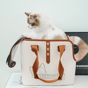 Mochila Impermeable de Gran Capacidad para Gatos y Animales Pequeños, Material Oxford, Bolsa de Viaje Ecológica para Mascotas, Diseño Elegante para Mascotas Pequeñas y Medianas - Product Image 3