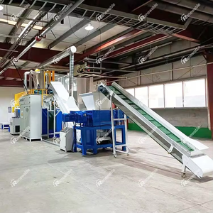 Môi trường quang điện Bảng điều chỉnh dây chuyền tái chế hoàn toàn tự động phế liệu PV băm nhỏ nghiền phân loại máy - Product Image 6