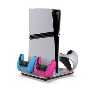 Support de refroidissement vertical multifonctionnel avec station de charge pour manettes PS5 Slim Pro <span class=keywords><strong>VR2</strong></span>, station de charge pour <span class=keywords><strong>PlayStation</strong></span> <span class=keywords><strong>5</strong></span> - Product Image 3