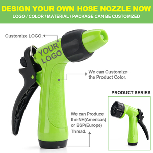Pistola de Riego Ergonómica SUNSHINE de ABS para Jardín, Boquilla de Agua Ajustable de Alta Presión, Riego de Plantas y Césped, Limpieza, Proveedor OEM - Product Image 2
