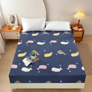 Housse de matelas grande taille 200*220*30cm, imprimé animal de <span class=keywords><strong>dessin</strong></span> <span class=keywords><strong>animé</strong></span>, drap de lit extensible, drap de lit, drap de lit - Product Image 6