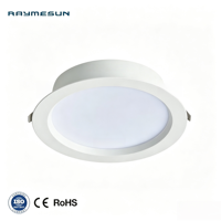 Plafonnier LED encastré ultra-plat Leimai Energy Star ETL 6 pouces 12W 15W 5CCT en aluminium, sans scintillement, dimmable, pour la maison et le bureau