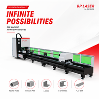 Cortadora de Tubos Láser de Fibra CNC Horizontal de Alta Precisión Serie M de DPLASER para Tubos Metálicos de Diámetro Pequeño, Precio de Fábrica