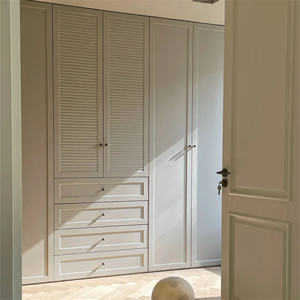 <span class=keywords><strong>Armoire</strong></span> française de haute qualité Vêtements modernes Armoires personnalisées Placards simples mais chics - Product Image 3