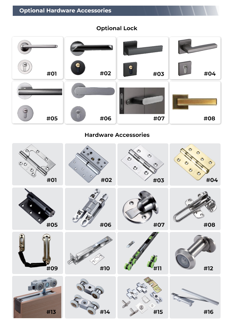 Sélection d'accessoires
