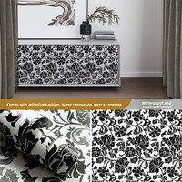 Papier peint rayé nordique, papier peint imperméable pour portes, papier peint moderne, fabricants de panneaux muraux autocollants