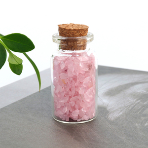 Botella de Cristal Personalizada con Cristales Naturales de Cuarzo, Piedras Sueltas, Cristales Curativos - Product Image 2