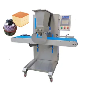 Máquina dispensadora de pasteles, máquina para hacer pasteles de cacahuete, línea de producción, máquina de llenado de pasteles