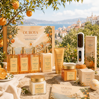 Nouveau design Lisseur électrique Crème lotion orange Exfoliante Hydratante Cadeau idéal pour la fête des Mères Coffret cadeau de bain et spa
