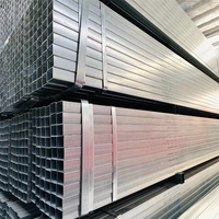Tube carré à prix avantageux 30*30*1.5, en stock, galvanisé, laminé à chaud, en acier au carbone rectangulaire, revêtement zinc 99,9%, résistant à la rouille
