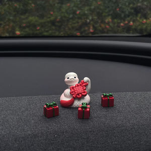 Car Interior Decoration Resin Cute Mini Christmas Ornaments for Center Console-Luxury Car Accessories - Product Image 6