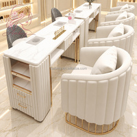 Fauteuil de salon de manucure moderne personnalisé, canapé d'attente pour salon de beauté, mobilier pour salon de manucure