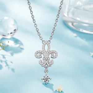 Collar de Plata de Ley 925 de Alta Calidad, Personalizado de Fábrica, con Colgante de Circonita 5A para Mujer, Joyería Elegante y Moderna para Regalo - Product Image 4