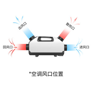 Climatiseur portable 900W, refroidissement uniquement, pour utilisation en extérieur, camping, tente - Product Image 4