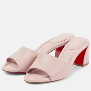 Tendance : Mules et Sandales à Talons Carrés Moyens pour Femme, Bout Ouvert Carré, Idéales pour l'Été - Product Image 1