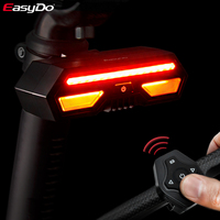EASYDO — clignotant de bicyclette avec télécommande sans fil, feu de direction pour vélo