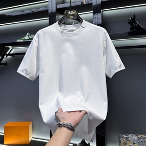 2025 la primavera e l'estate nuove stampe alla moda comode taglie forti e versatili in cotone sportivo Casual-personalizzazione della fabbrica di camicie - Product Image 5