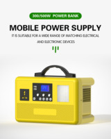 Estación de Energía Portátil de 500W, Batería de Litio de 384Wh, Generador Solar 220V/110V, Respaldo de Emergencia para Camping