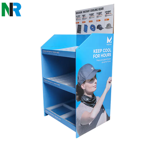 Wholesale Custom Logo Printing PP Corrugated Stand Detachable DIY <b>Display</b> <b>Racks</b> for Shops - Product Image 2