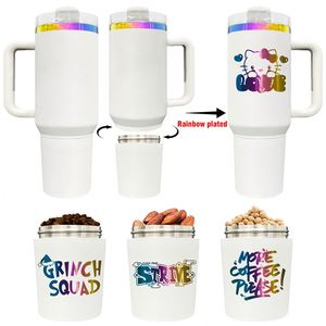Botella de agua tipo tumbler H2.0 de 40 oz con compartimento secreto oculto en la base para guardar objetos de valor y aperitivos, vasos DIY, desde almacén de EE. UU. - Product Image 3