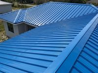 Tuiles de toiture industrielles résistantes à la chaleur en composite plastique ASA PVC, type baril espagnol, pour villa
