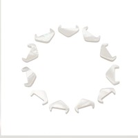 Perles en pierre semi-précieuse en forme de tête de taureau, coquille blanche, nacre naturelle, perles en vrac pour la création de bijoux DIY