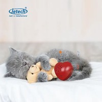 Boîte enregistreuse vocale miniature en forme de cœur pour jouets en peluche, module sonore enregistrable DIY pour animaux en peluche, jouet de lecture de messages personnalisés