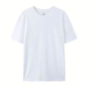 Wholesale 180G Cotton Men's T-<b>shirt</b> Short Sleeve Loose Fit Plus Size Solid T <b>Shirts</b> - Product Image 1